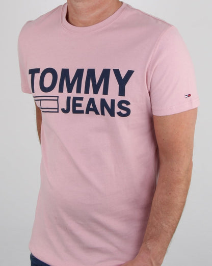 Tommy Hilfiger Logo T-Shirt Rosa