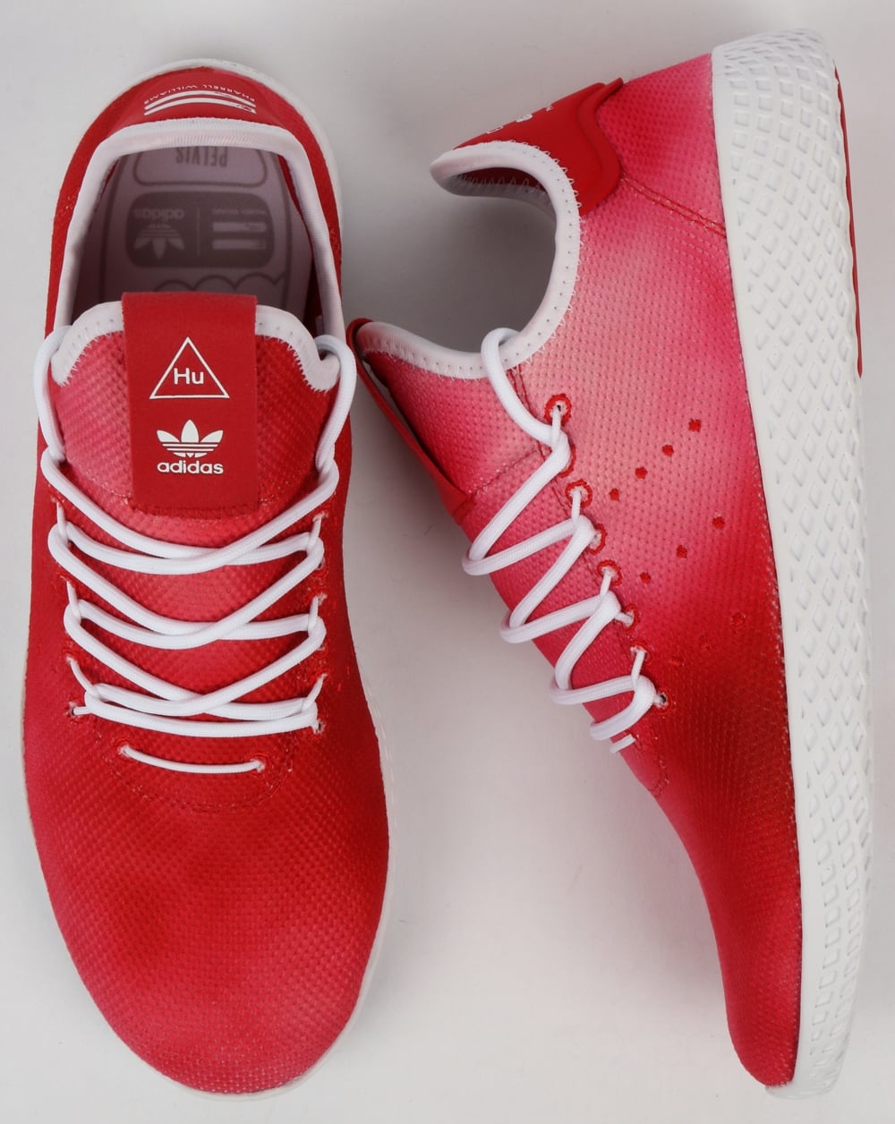 Adidas PW HU Holi Tennisschuhe Scharlachrot/Weiß