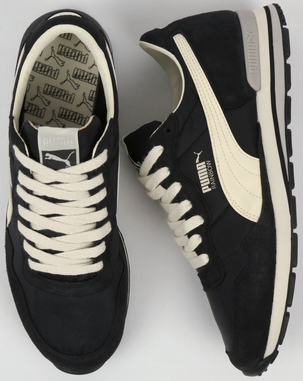 Puma Rainbow SC Trainers Black/Whisper White