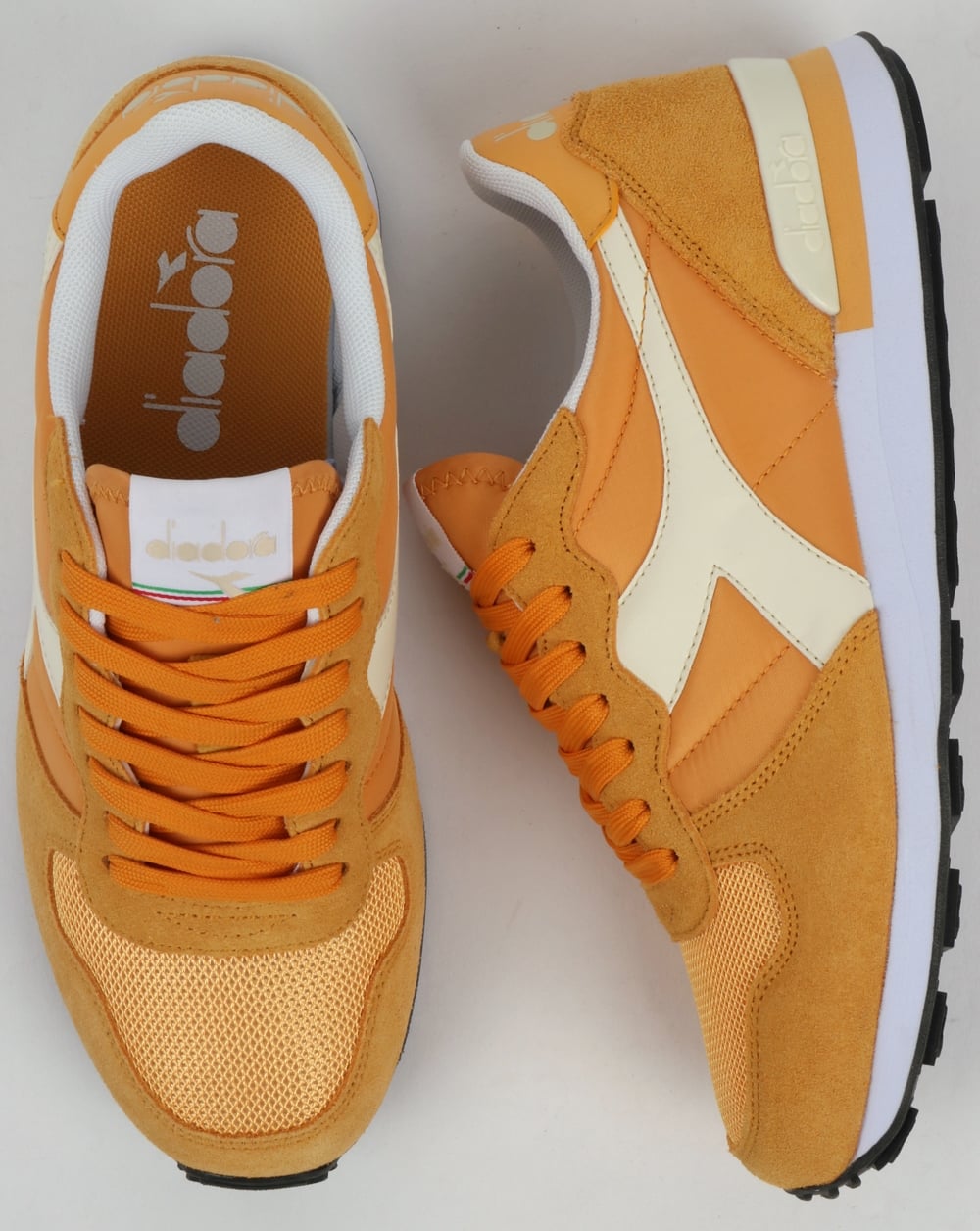 Diadora Camaro Sneakers Gelb/Flüsterweiß
