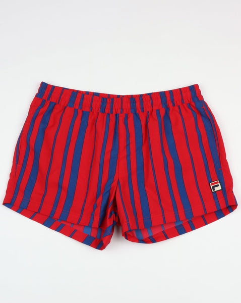 Fila Vintage Gianni Swim Shorts Chinese Red
