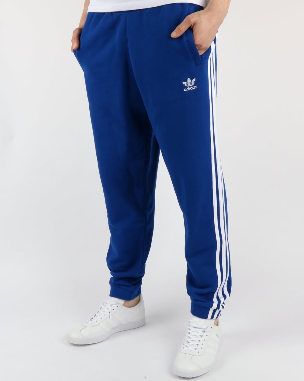 Adidas Originals – 3-Streifen-Trainingshose in Collegiate Royal