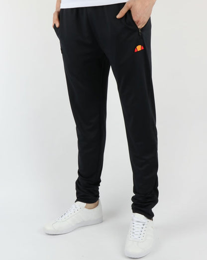 Ellesse – Schwarze Lauf-Trainingshose in Schwarz