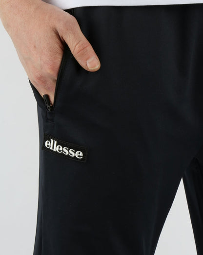 Ellesse – Schwarze Lauf-Trainingshose in Schwarz
