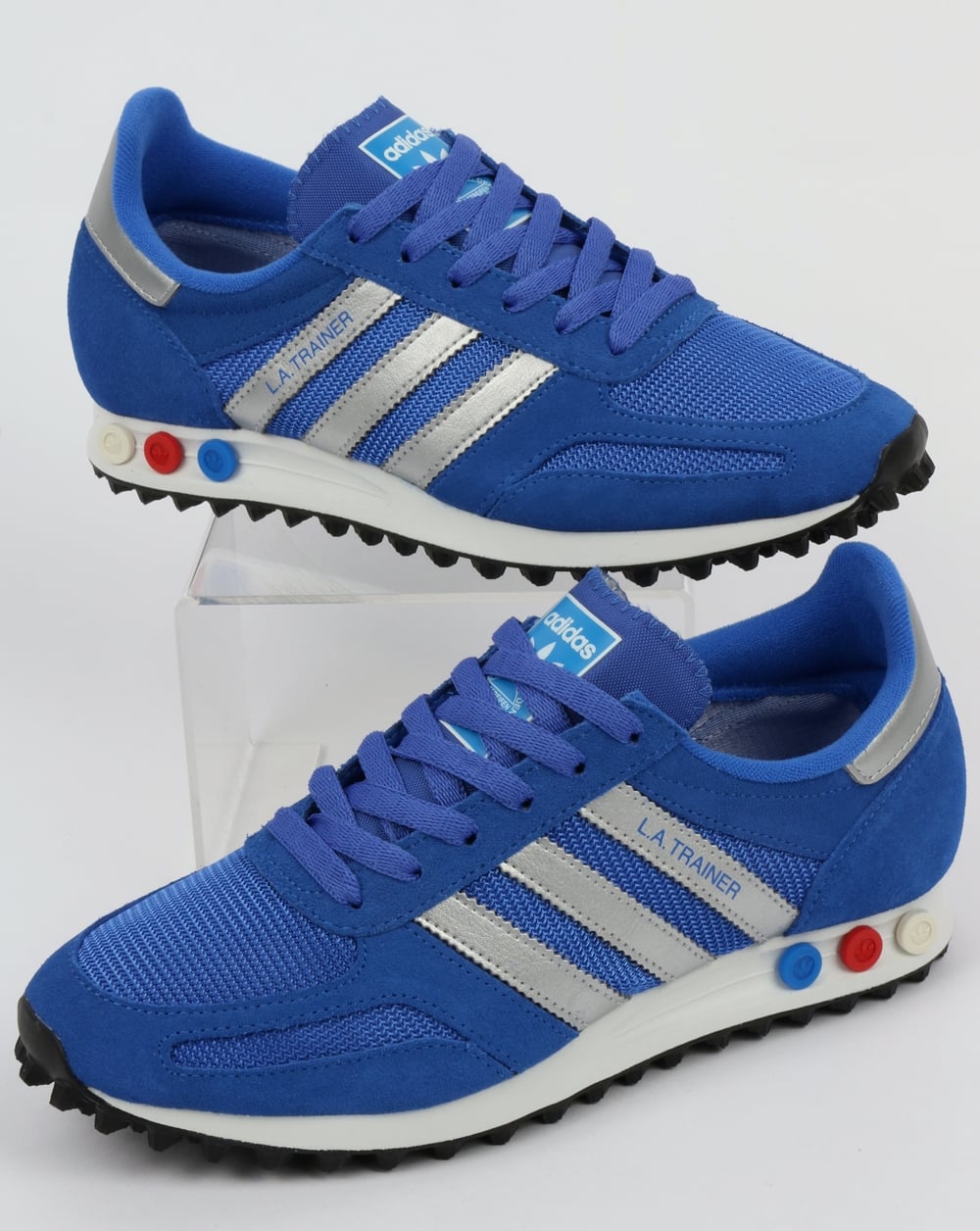 Adidas LA Trainer Hi Res Blau/Silber