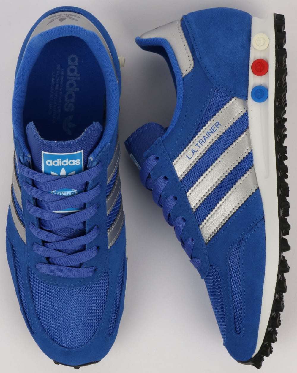 Adidas LA Trainer Hi Res Blau/Silber