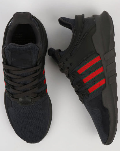 Adidas EQT Support ADV Turnschuhe Schwarz/Scharlachrot/Grün