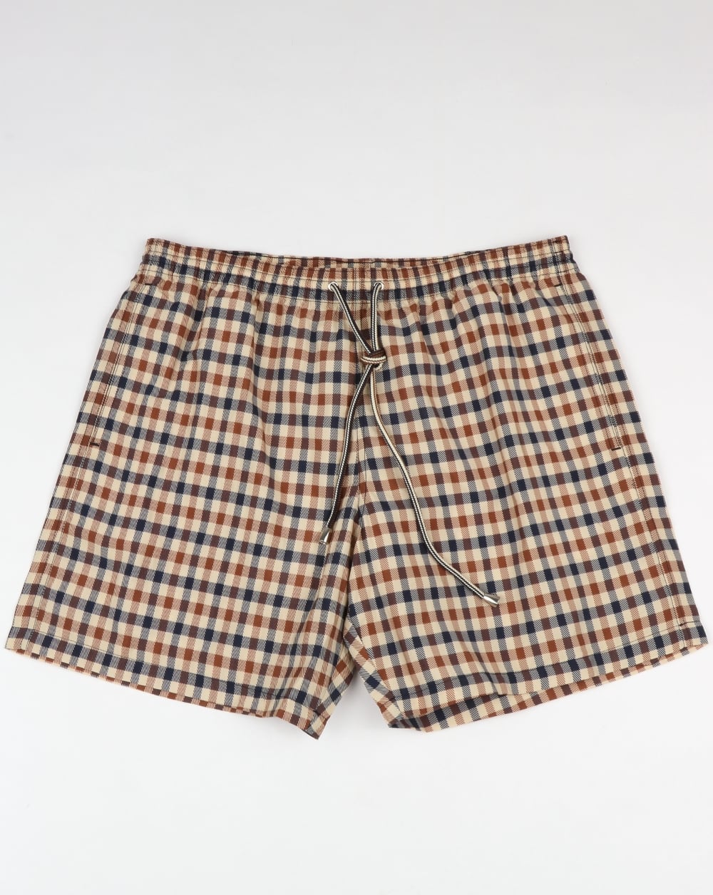 Aquascutum Carlton Check Swim Shorts