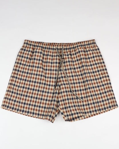 Aquascutum – Carlton – Karierte Badeshorts