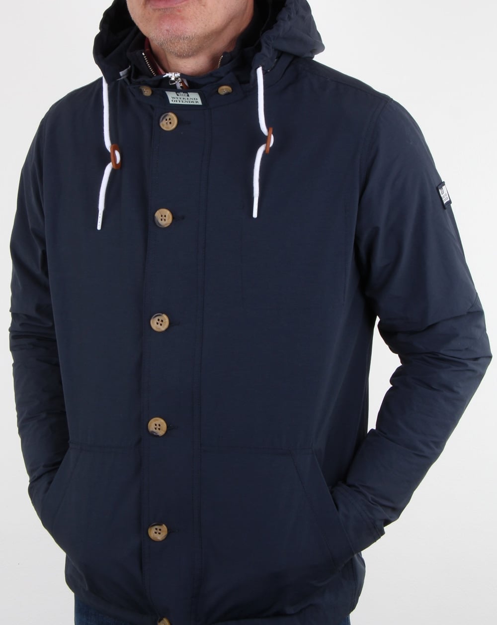 Weekend Offender Burgess Jacke Marineblau