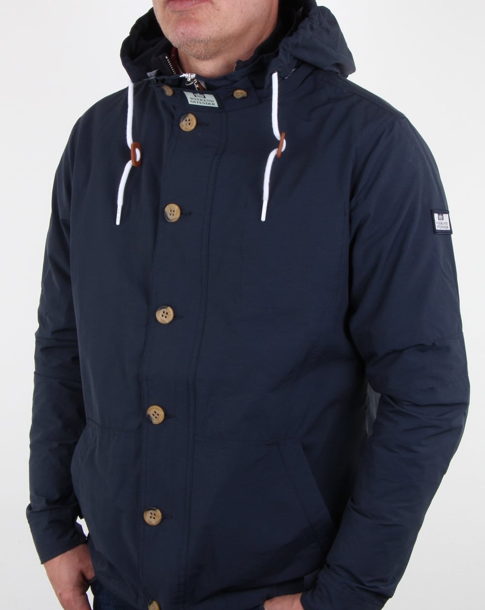 Weekend Offender Burgess Jacke Marineblau