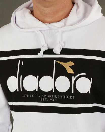 Diadora Spectra Hoody Weiß/Schwarz