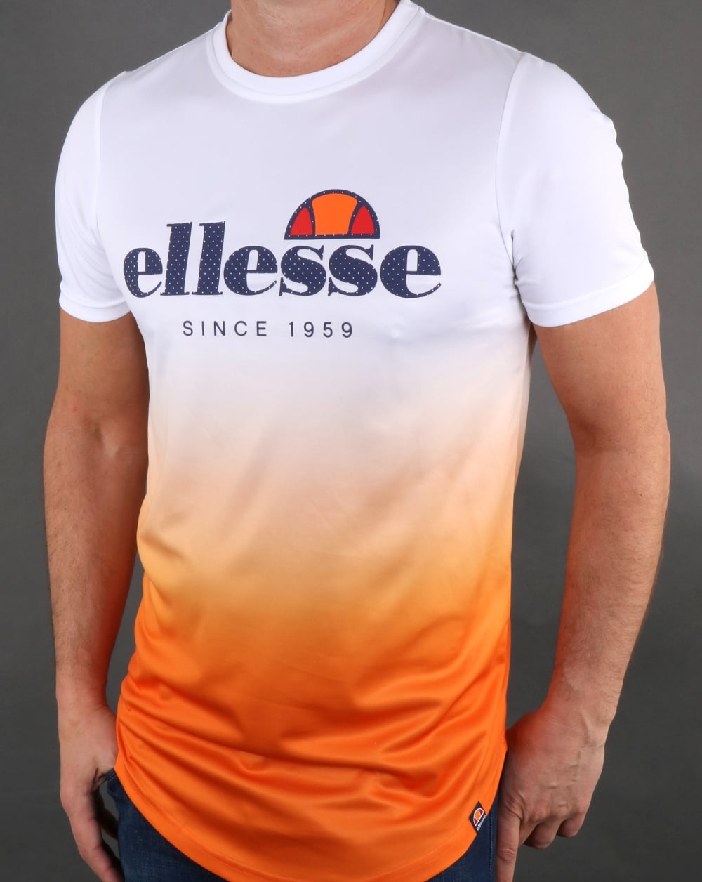 Ellesse Prua T Shirt Jaffa Orange