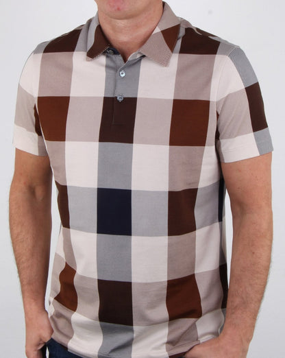 Aquascutum Cody Club Check Poloshirt Vicuna