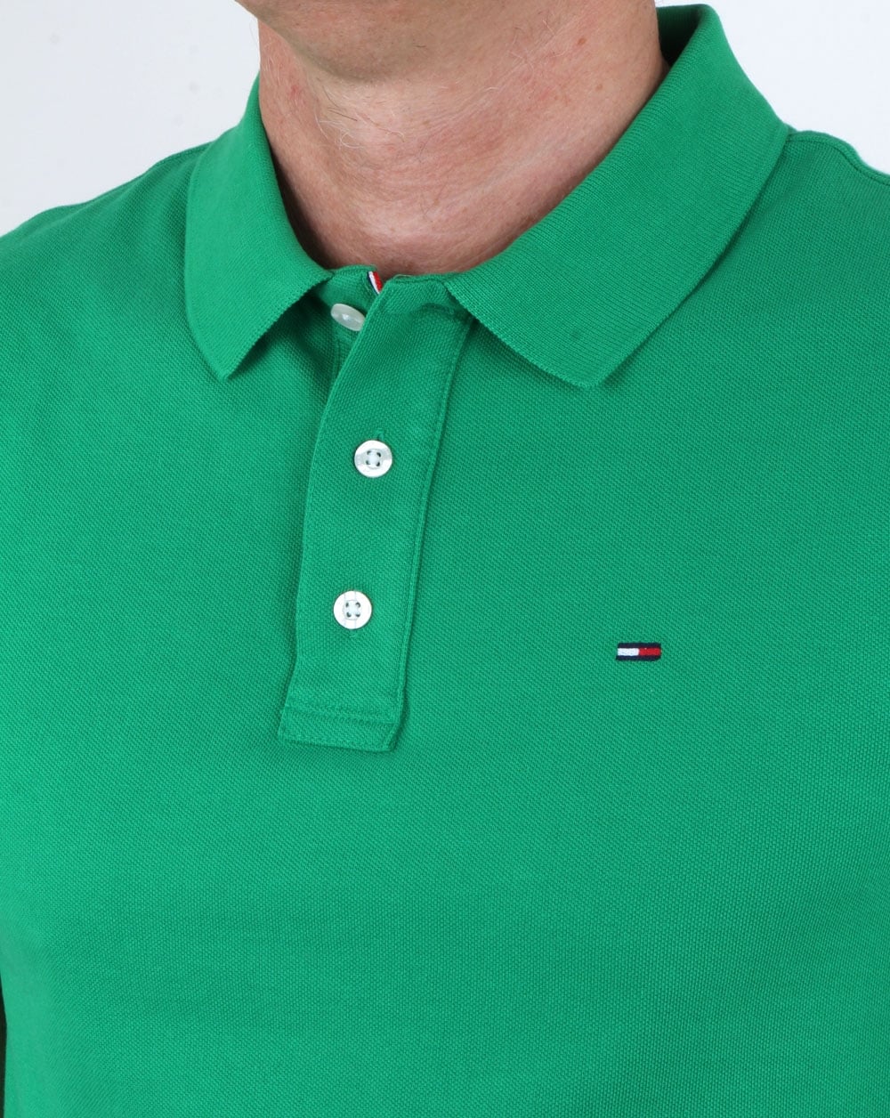 Tommy Hilfiger Poloshirt aus Baumwoll-Piqué Grün