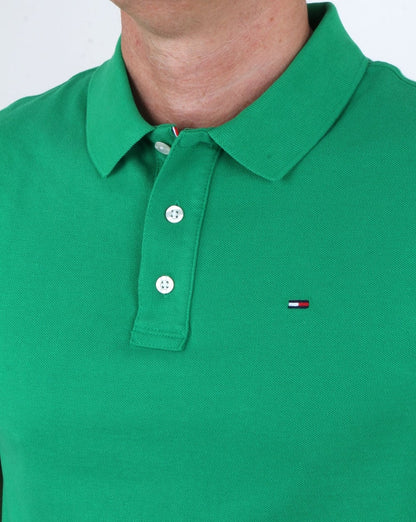 Tommy Hilfiger Poloshirt aus Baumwoll-Piqué Grün