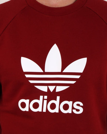 Adidas Originals Trefoil Sweatshirt Rostrot