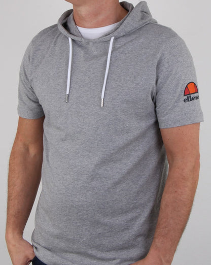 Ellesse – T-Shirt mit Kapuze, Athletic Grey