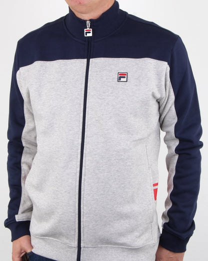 Fila Vintage Mivvi Trainingsjacke Hellgrau meliert