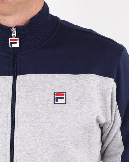 Fila Vintage Mivvi Trainingsjacke Hellgrau meliert