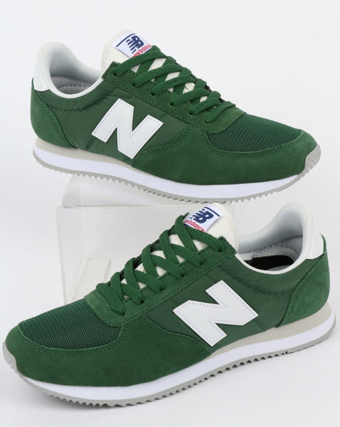 New Balance 220 Trainers Forest Green/White