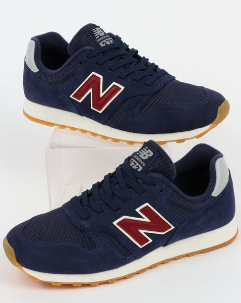 New Balance 373 Trainers Navy/Red