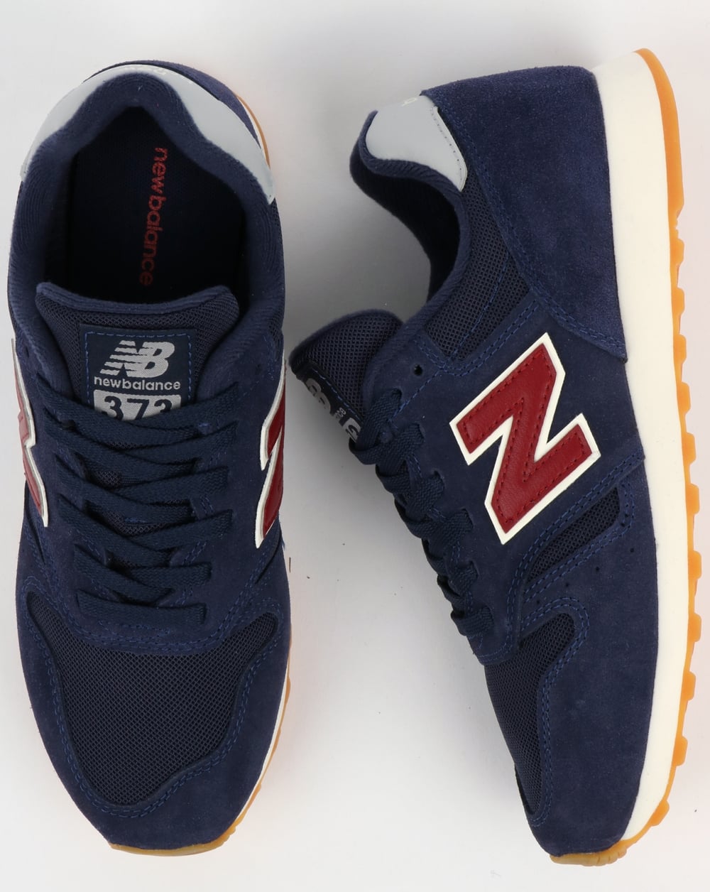 New Balance 373 Sneaker Marineblau/Rot