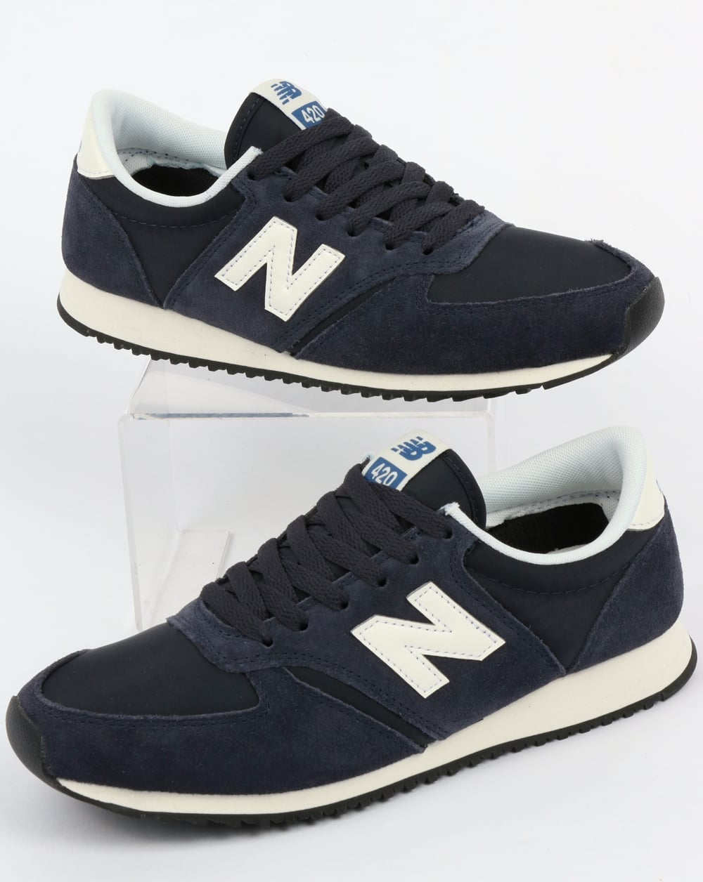 New Balance 420 Sneaker Marineblau/Off-White