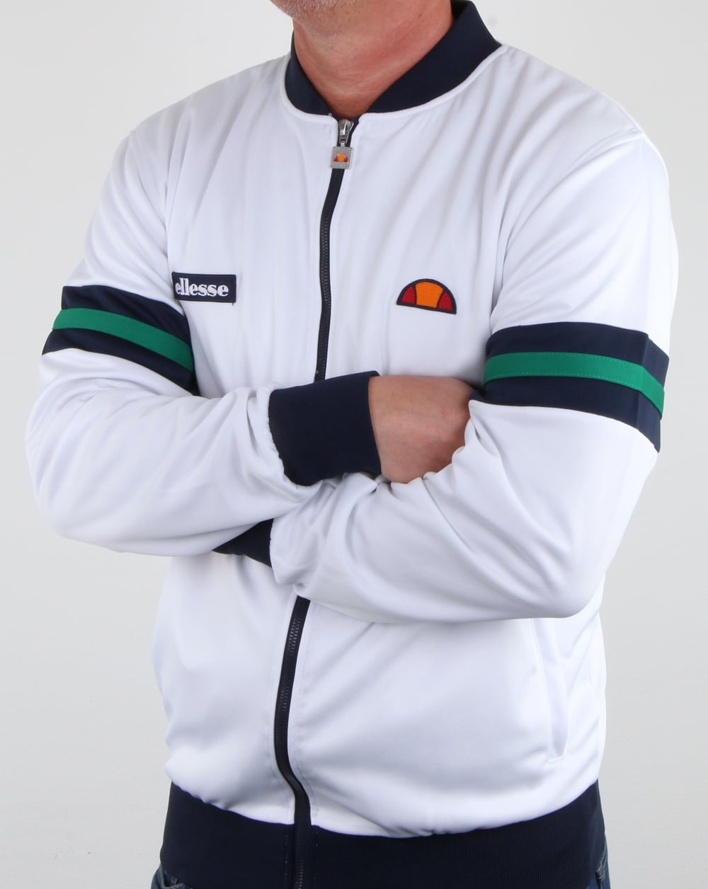 Ellesse – Errani – Trainingsjacke in Weiß