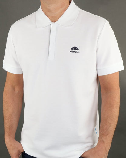 Ellesse – San Vito – Poloshirt in Weiß