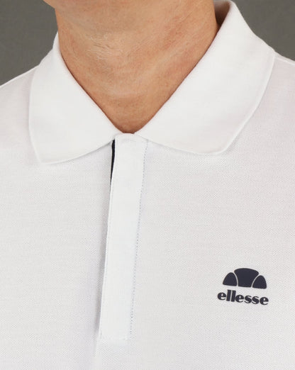 Ellesse – San Vito – Poloshirt in Weiß