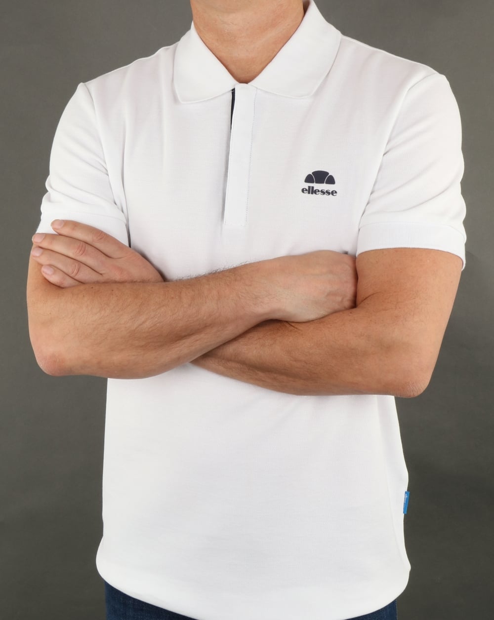 Ellesse – San Vito – Poloshirt in Weiß