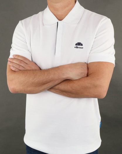 Ellesse – San Vito – Poloshirt in Weiß