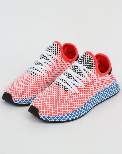 Adidas Deerupt Runner Sneaker Solarrot/Blau