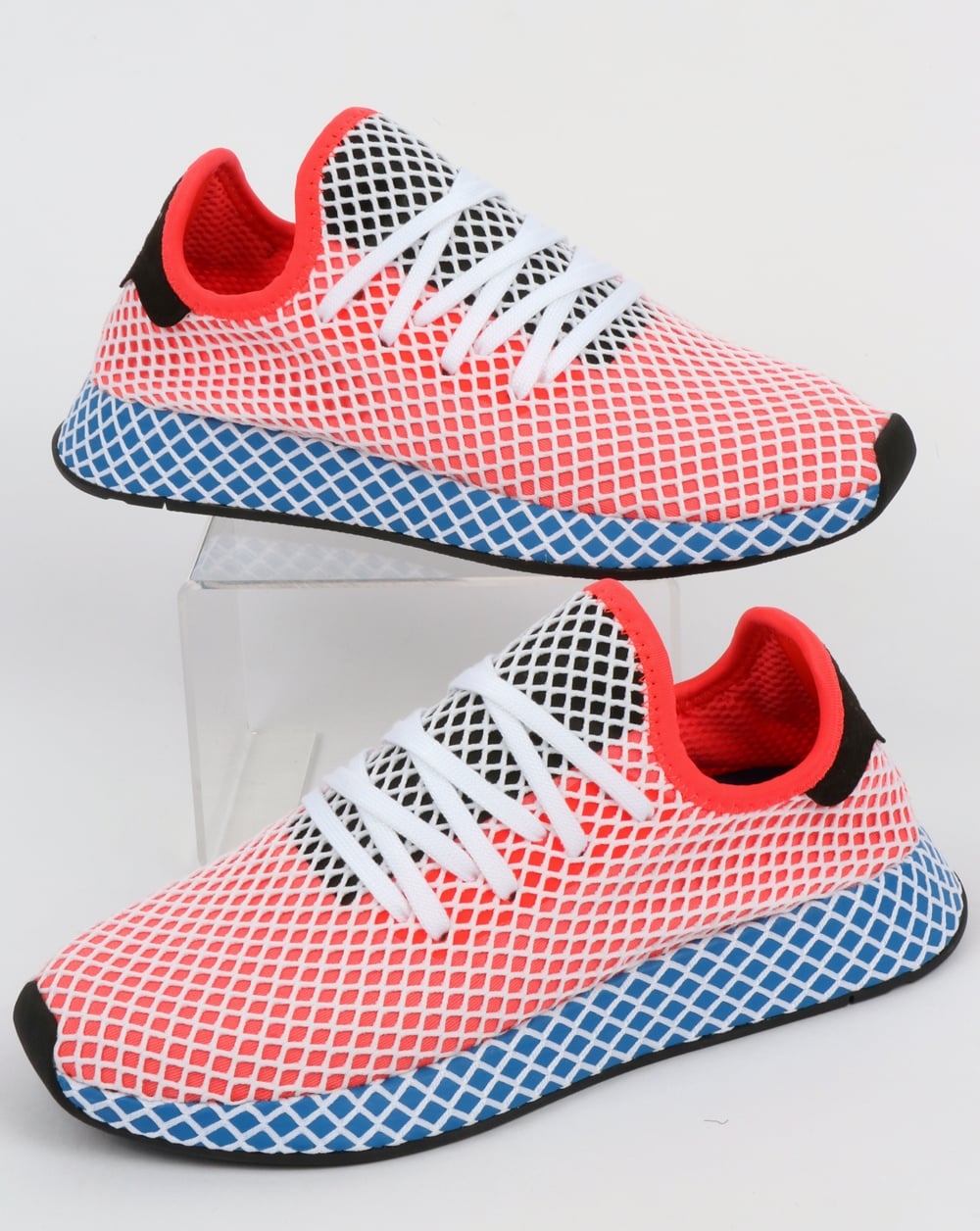 Adidas Deerupt Runner Sneaker Solarrot/Blau