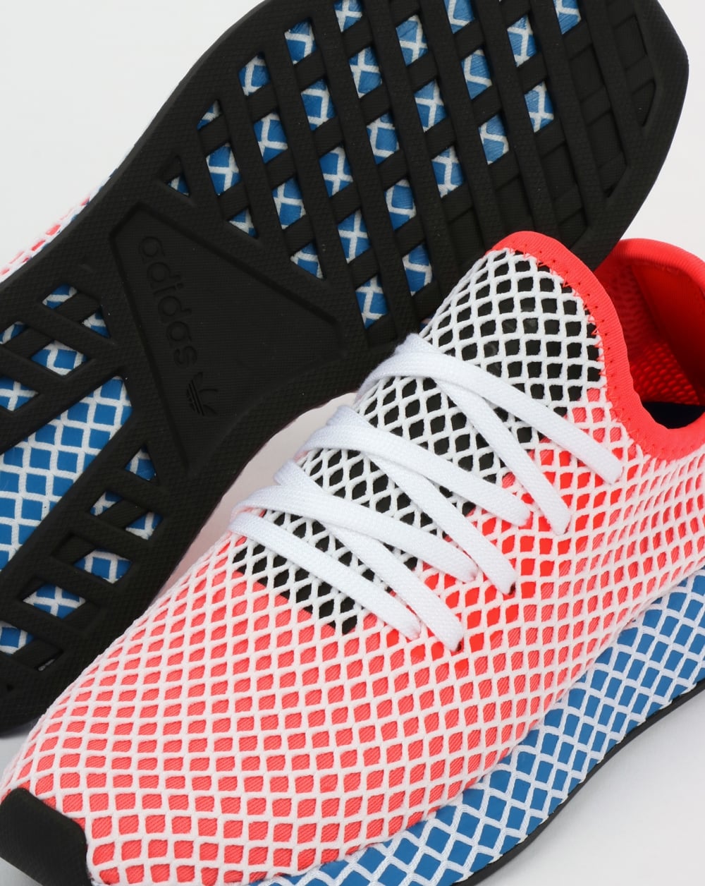 Adidas Deerupt Runner Sneaker Solarrot/Blau