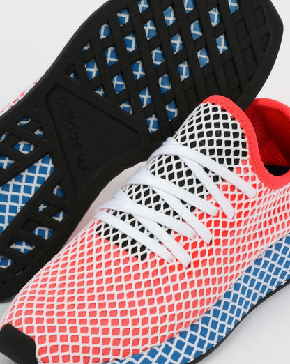 Adidas Deerupt Runner Sneaker Solarrot/Blau