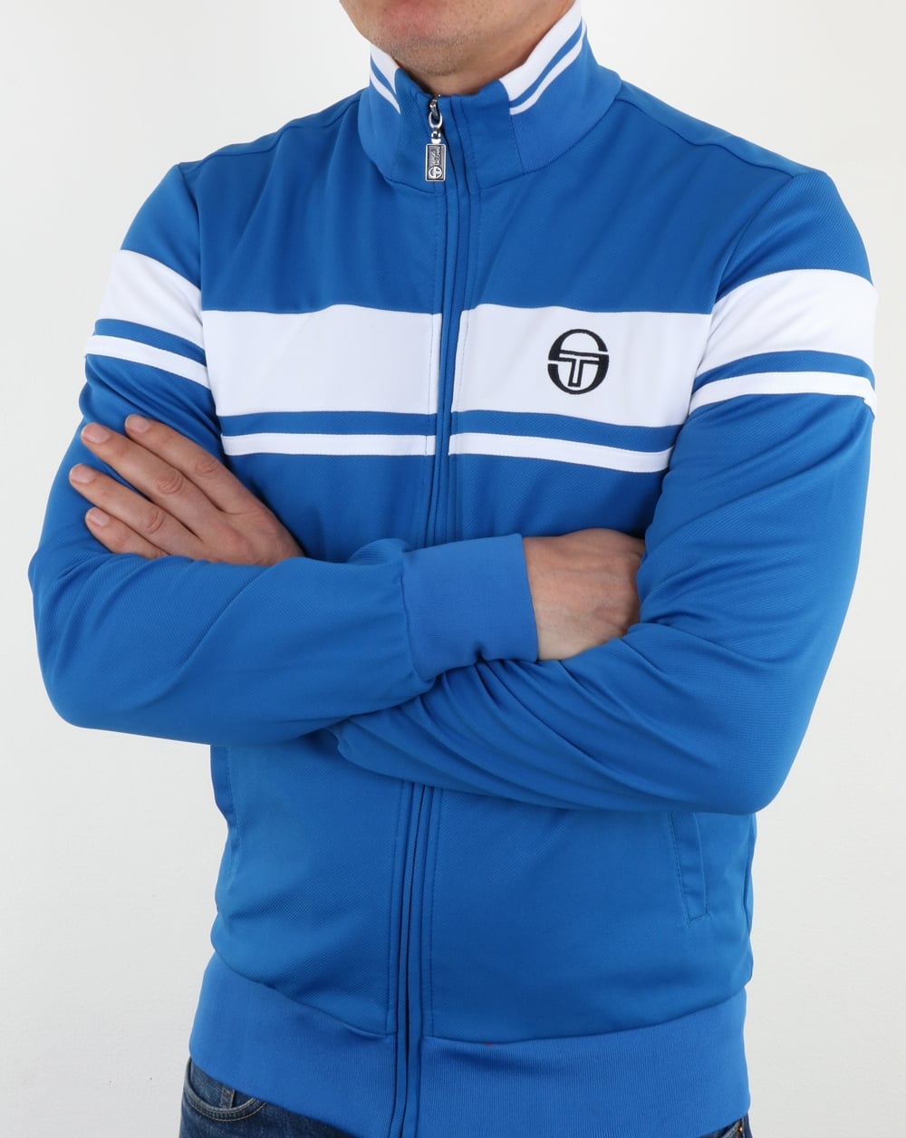 Sergio Tacchini Masters Track Top Königsblau/Weiß
