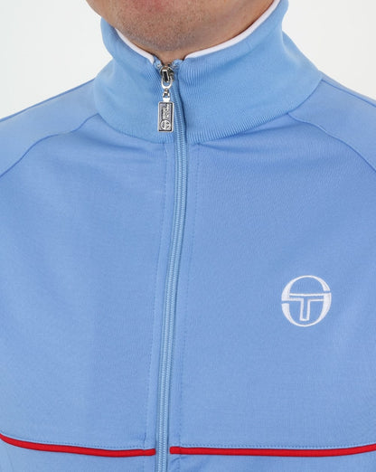 Sergio Tacchini Star Track Top Himmelblau/Rot
