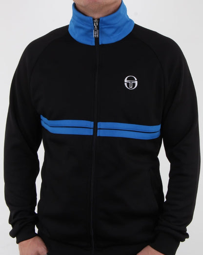 Sergio Tacchini Dallas Trainingsjacke Schwarz/Königsblau