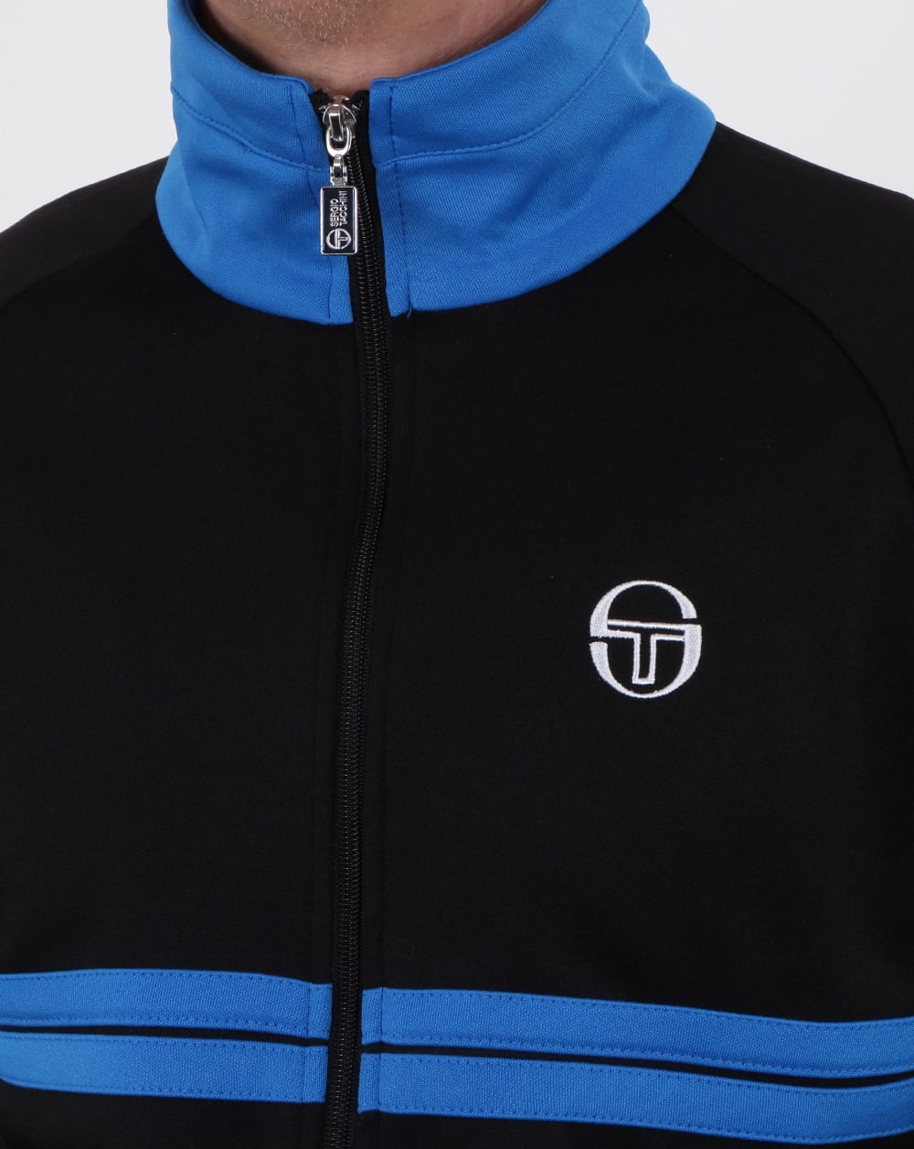 Sergio Tacchini Dallas Trainingsjacke Schwarz/Königsblau