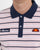 Ellesse Light Pink Navy Striped Polo Shirt