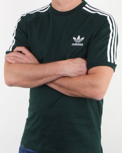Adidas Originals 3-Streifen-T-Shirt Grün