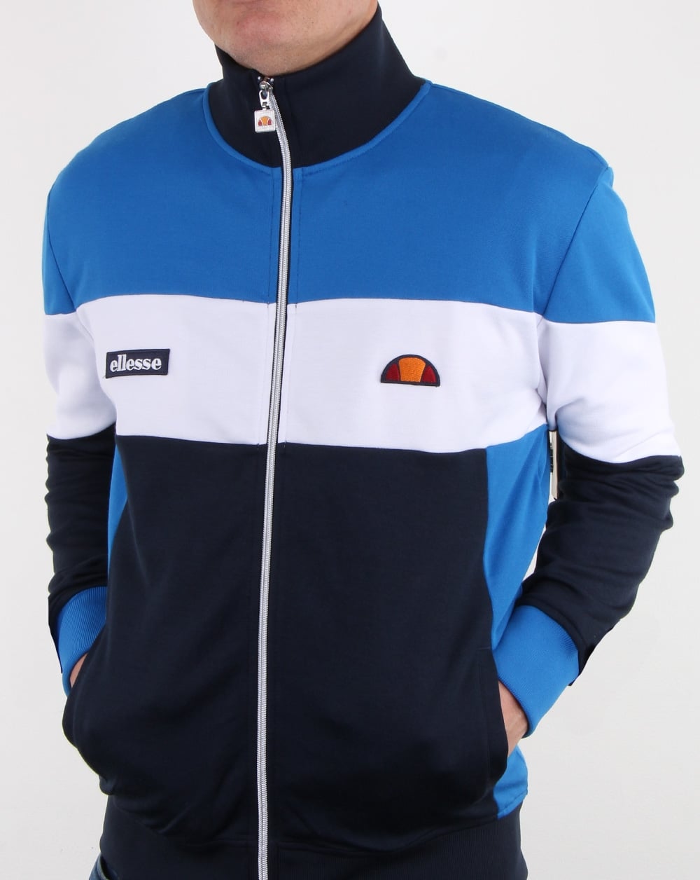 Ellesse – Dom Trainingsjacke, Marineblau/Königsblau