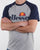 Ellesse Contrast T Shirt Grey Marl Navy