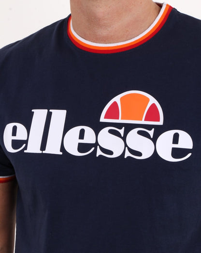 Ellesse Multi Ringer T-Shirt Marineblau