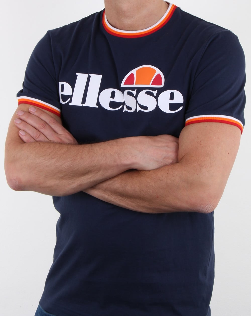 Ellesse Multi Ringer T-Shirt Marineblau