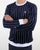 Fila Vintage Valencia Velour Sweatshirt Navy