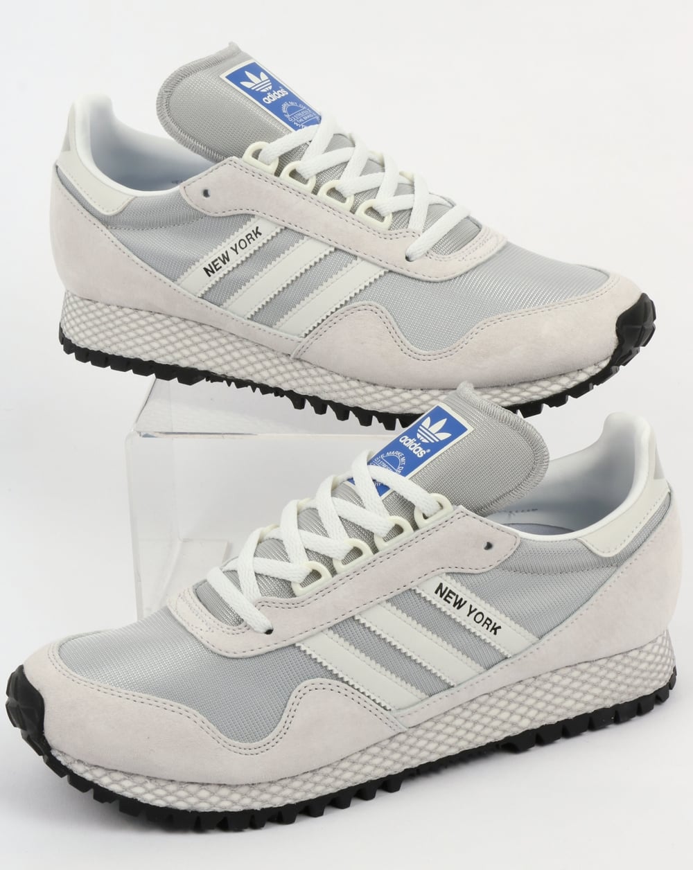 Adidas New York Sneakers Kristallweiß/Grau