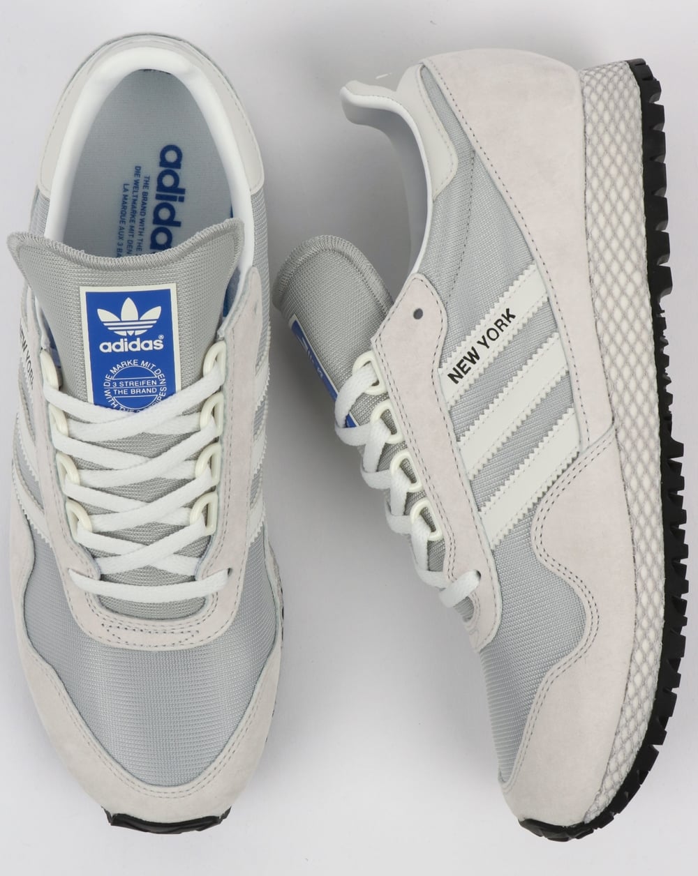 Adidas New York Sneakers Kristallweiß/Grau
